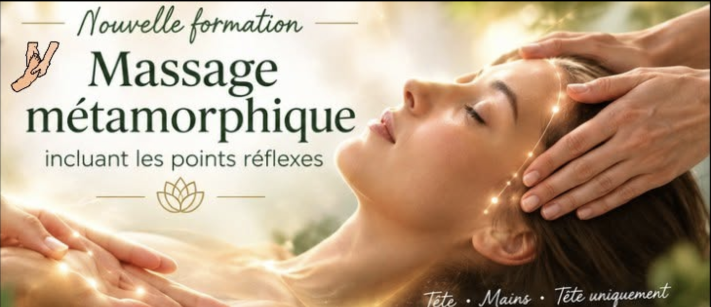 Formation Massage métamorphique incluant les points réflexes avec Sylvie Le Siège, les 21 et 22 novembre 2026 à Blainville